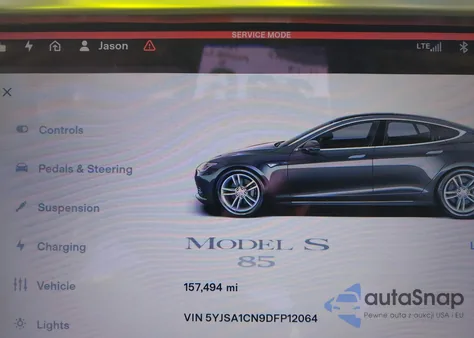 2013 Tesla Model S from USA, damaged, VIN 5YJSA1CN9DFP12064